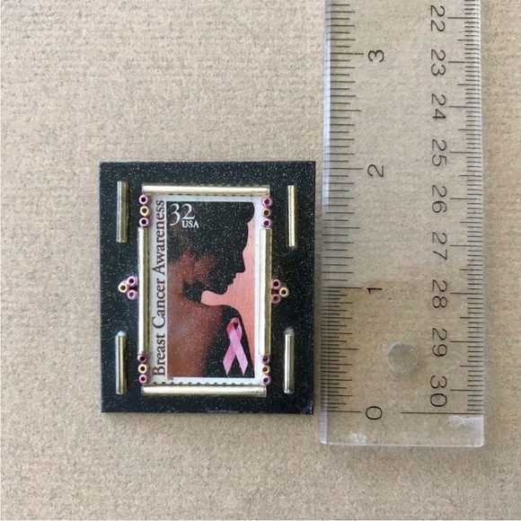 Vintage Breast Cancer Awareness Pin - Picture 5 of 6